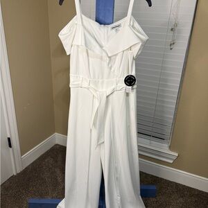 Shelby & Palmer White Jumpsuit